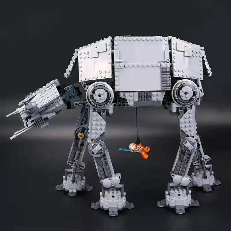 1168 pièces MOC Compatible avec les blocs de construction de la série Star de bricolage léger Wars Plus-Size AT Assemblé Modèle Jouets pour Enfants Cadeau X0902