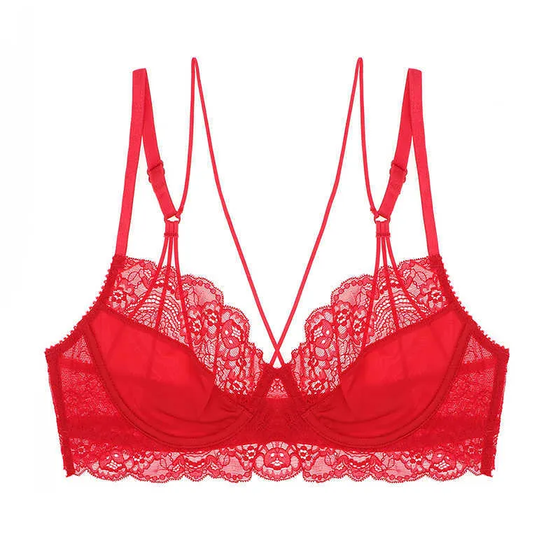 Briefs Panties Varsbaby Sexy Beauty Back Y-lined Deep V Unlined Lace 3/4 Cup Bra Set Bra+Panties+Stockings L2403