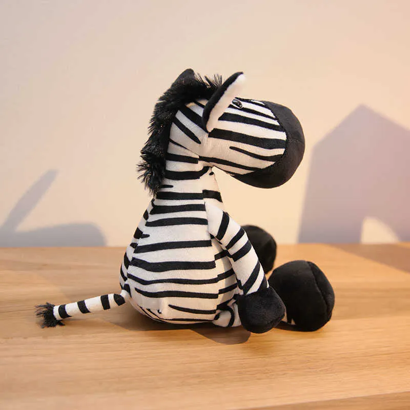 Zebra Doll Enfants Peluche Peluche Anniversaire Cadeau De Noël Garçon Et Filles 25-35cm 210728