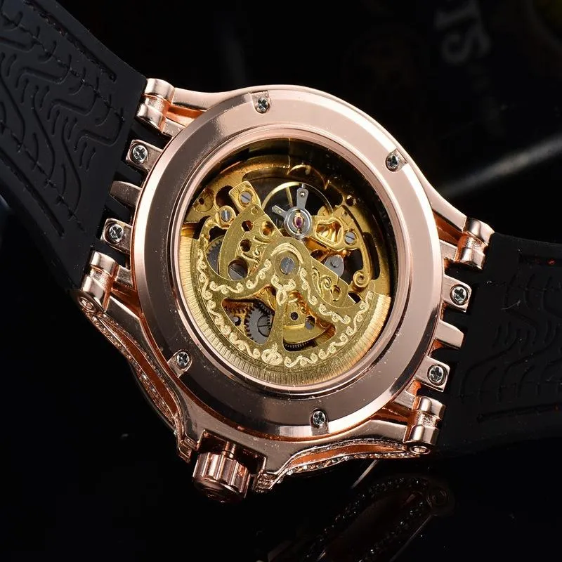 Relógios de pulso Cavaleiros da Mesa Redonda Roger Watch Homens Top Quartz Dubuis Couro Impermeável Relógio de Pulso de Ouro 242K