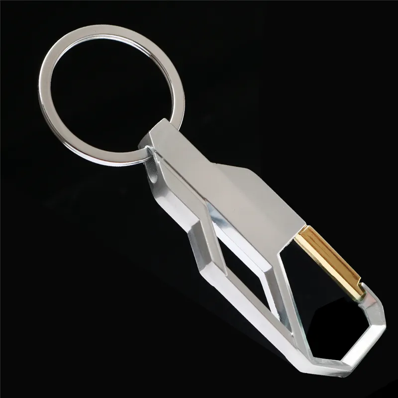 Moda Corrente de Carro para Homens Simples Carabiner Forma Escalada Gancho Chaveiro Anéis De Aço Inoxidável Presente Auto Interior