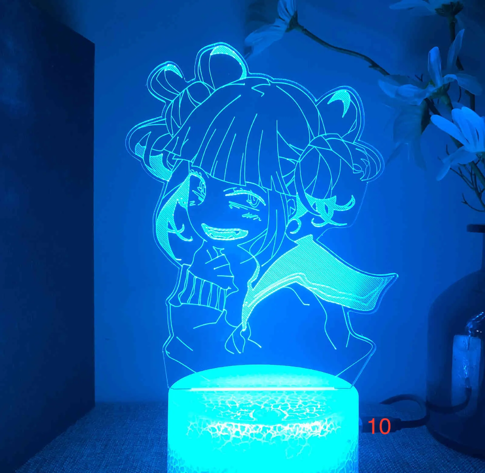 Anime LED LIGHT MY HERO SERIENTE ACADEMIA BAKUGO PARA DECORAÇÃO DO BORNO GADGO DO GADGO DE MANGA KATSUKI 3D LAMP9443024