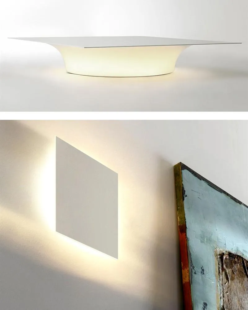 Taklampor Lamp ledde modern minimalist för vardagsrumsstudie sovrum inomhus korridor fyrkant svart heminredning design ljus fixtu2194