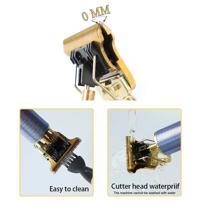 Maquina de Cortar Cabello Drop Haarschneidemaschine Barbear Clipper Trimmer Kabel 220222