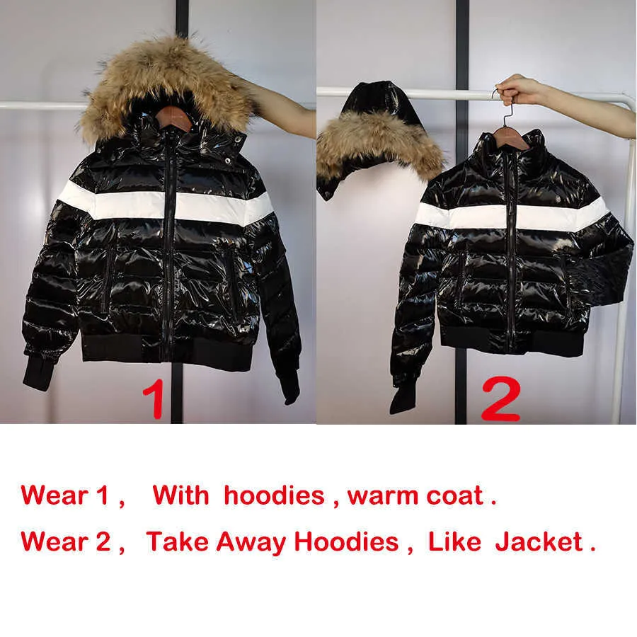 Orangemom Marke Teen Wintermantel Weiße Entendaunen Kinderjacke für 8-18 Jahre Jungen Mädchen Kleidung warme Daunenparka Mama und ich 210916