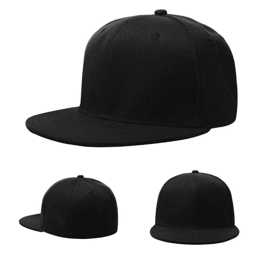 Встроенные кепки Шляпы Новые 9 размеров подходят для дальнобойщиков York Закрытые мужские Билл Хип-хоп Обычные бейсбольные Snapback Пустые однотонные плоские козырьки с полями Era Q070239v
