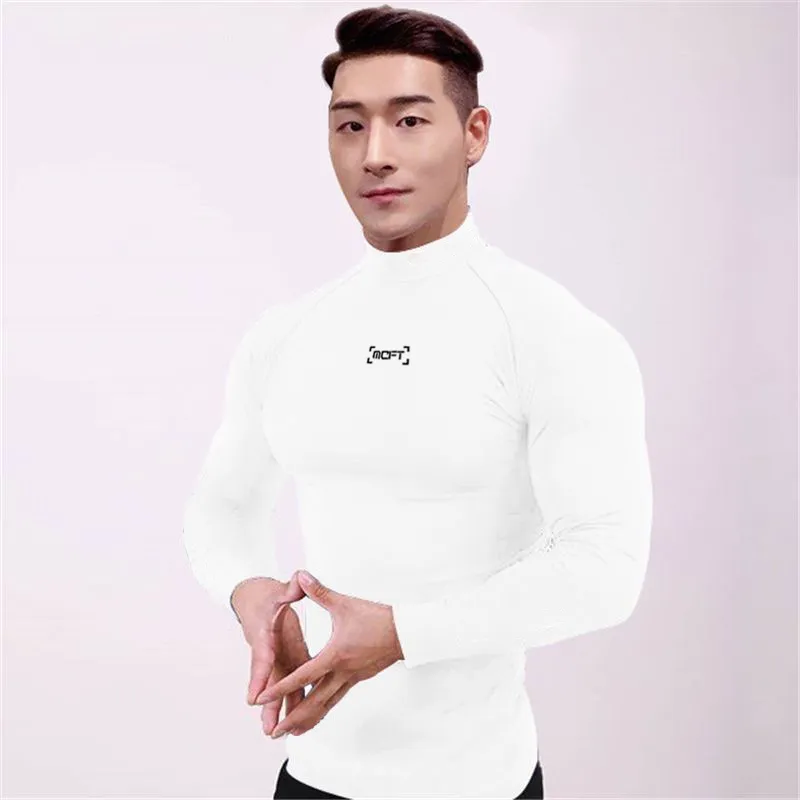 T-shirt de gymnastique hommes Fitness vêtements de musculation entraînement à séchage rapide chemise à manches longues mâle printemps hauts de sport Compression t-shirt 22230i