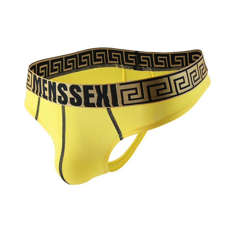 6Pack sexy Herren T-Back Thongs Unterwäsche Penis Jock Strap Man Tanga G-Strings Gay Men Unterwäsche Shorts Männer Jockstraps x0610252s