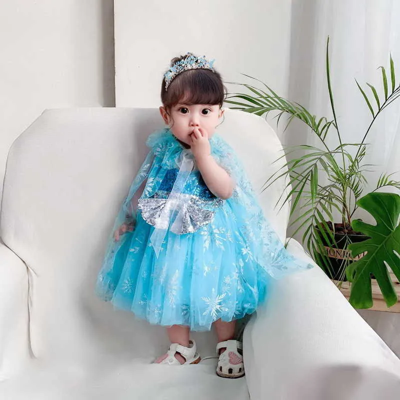 Kinderen Prinses Jurk Kinderen Cosplay Rabbit Baby Girl's Fluffy Tule Fashion Birthday E8130 210610