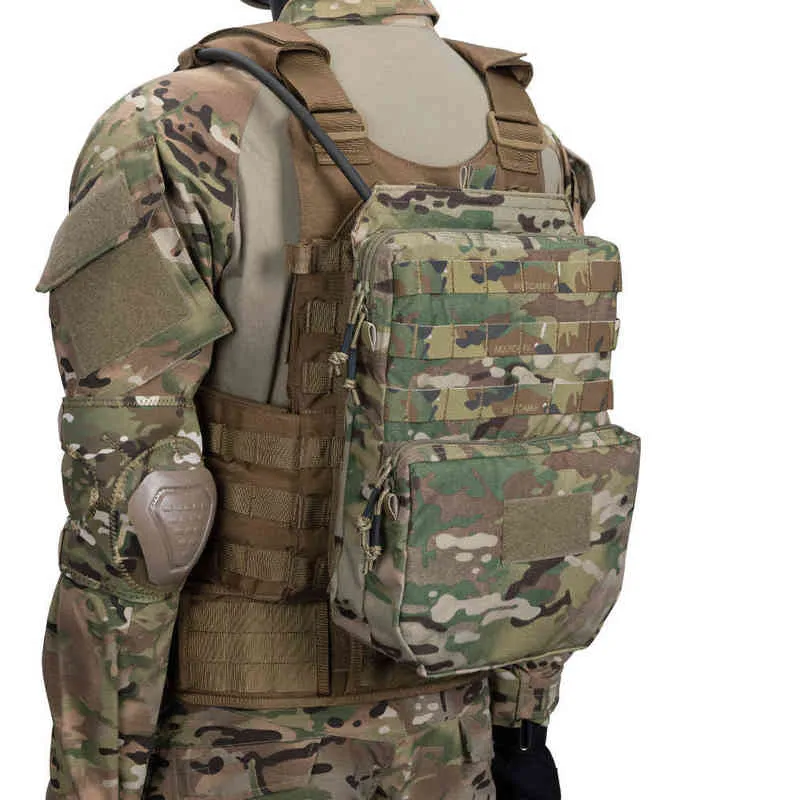 Utmärkt Elite Spanker Tactical Hydration Bag för 3L Combat Hydration Pouch Vattenblåsan Jakt Vest Utrustning Väskor Y1227