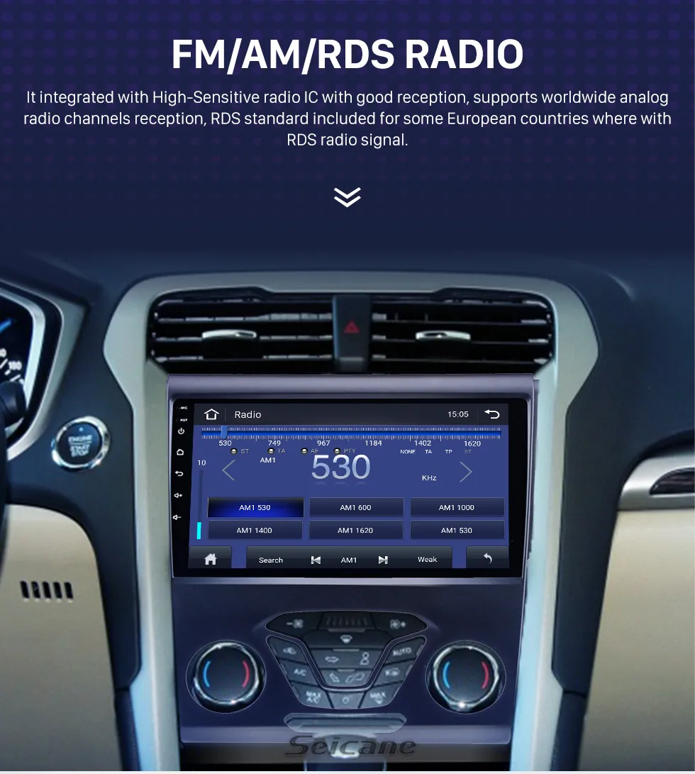 Android 10.0 Auto voiture dvd Radio multimédia lecteur vidéo pour Ford Mondeo 2012-2014 stéréo Autoradio système Intelligent Carplay Audio