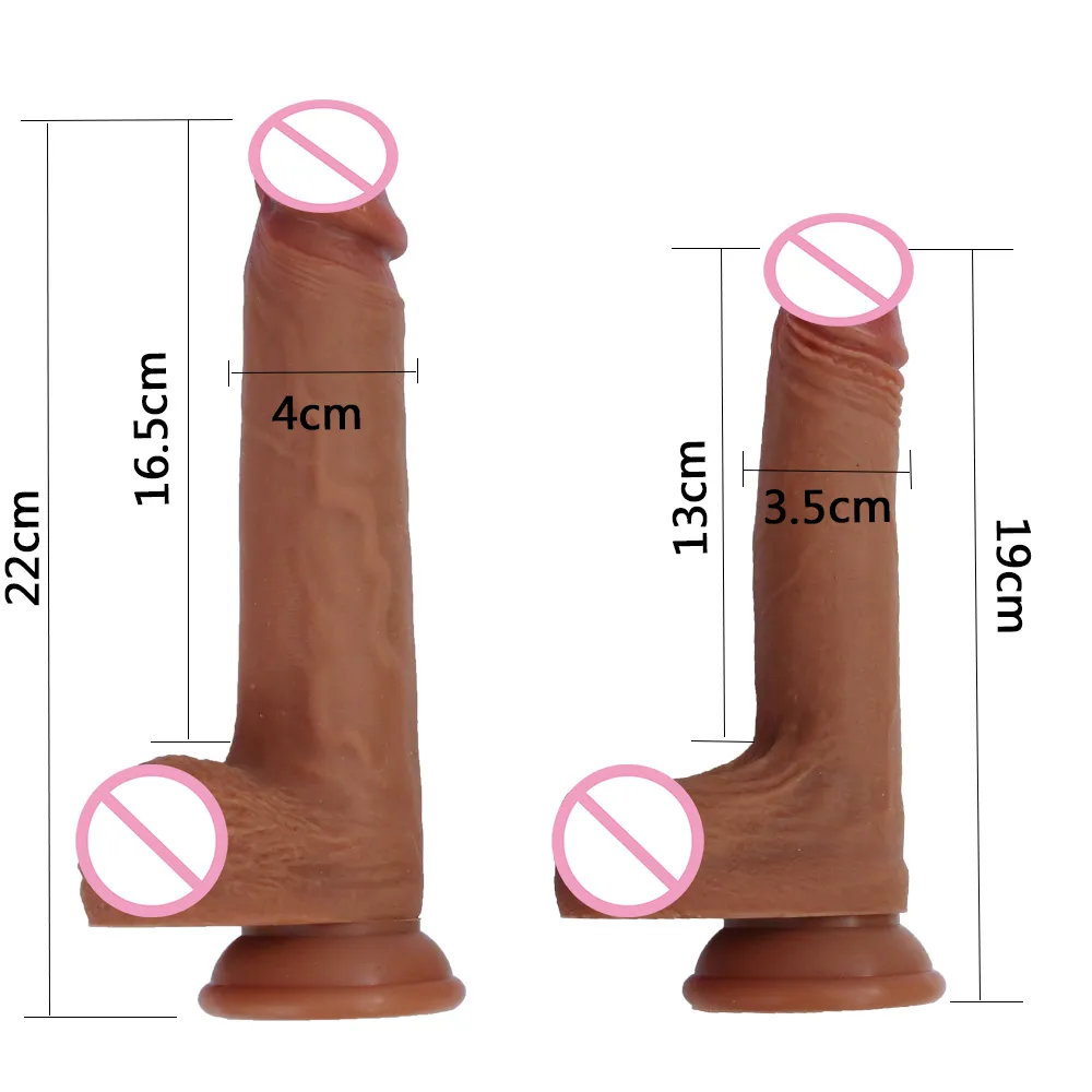 Silicone Dildo Sex Toys For Woman Realistic Penis With Suction Cup G Spot Vagina Stimulator Female Masturbation Sex Products 210403220047