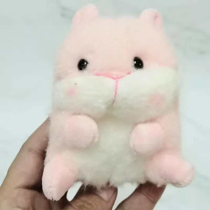 10 PZ 10-18 cm Criceto Scoiattolo Coniglio Decorazione Preferita Borsa Peluche Mini Ciondolo Portachiavi Bambola Anello Giocattolo