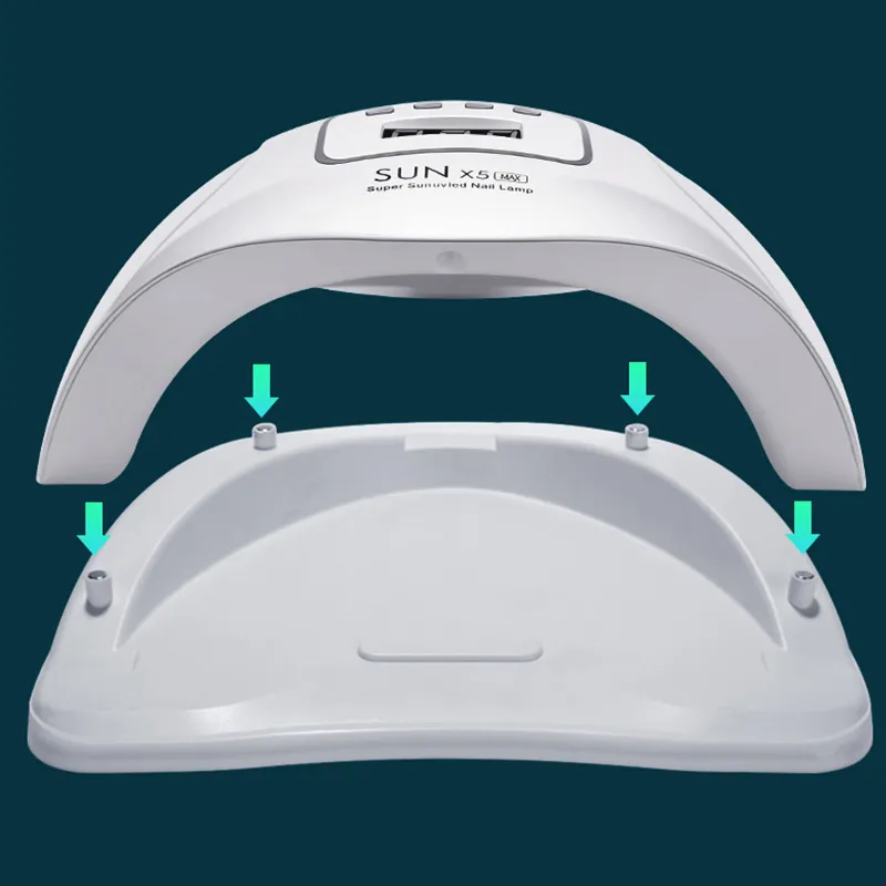 Sun X5Max Gel Polish Dryer UV Curing Light Pedicure Manicure Machine Lampada LED unghie