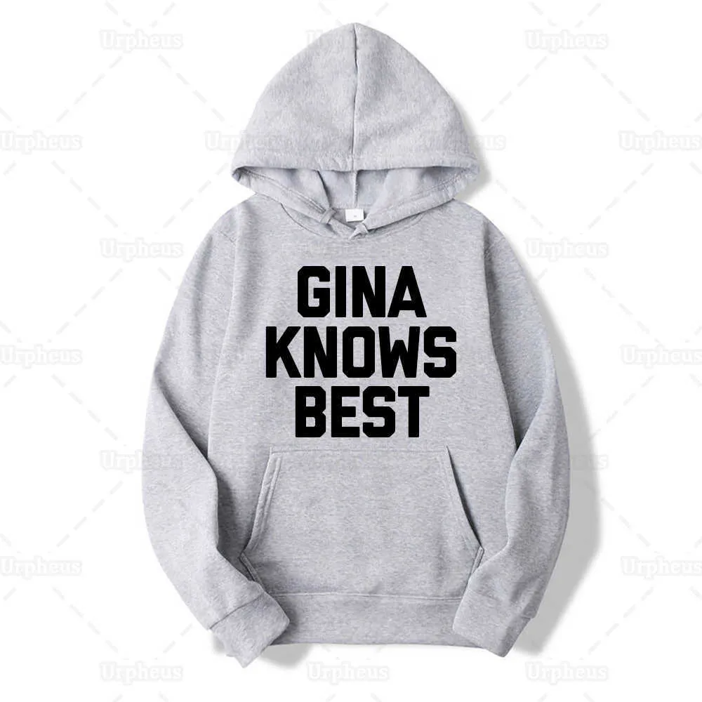 Brooklyn Nine Merch Gina Knows Sweat à capuche Sweatershirt Même style Sweats à capuche graphiques 210910