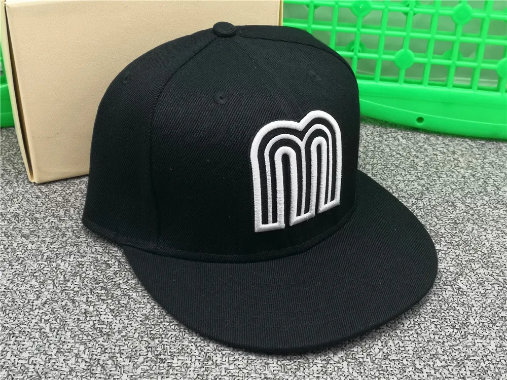 جاهزة الأسهم Gorros Ajustados de Mexico Para Hombre y Mujer Gorras de Beisbol Geniales Hip Hop Plano en Blanco Totalmente Cerra218c