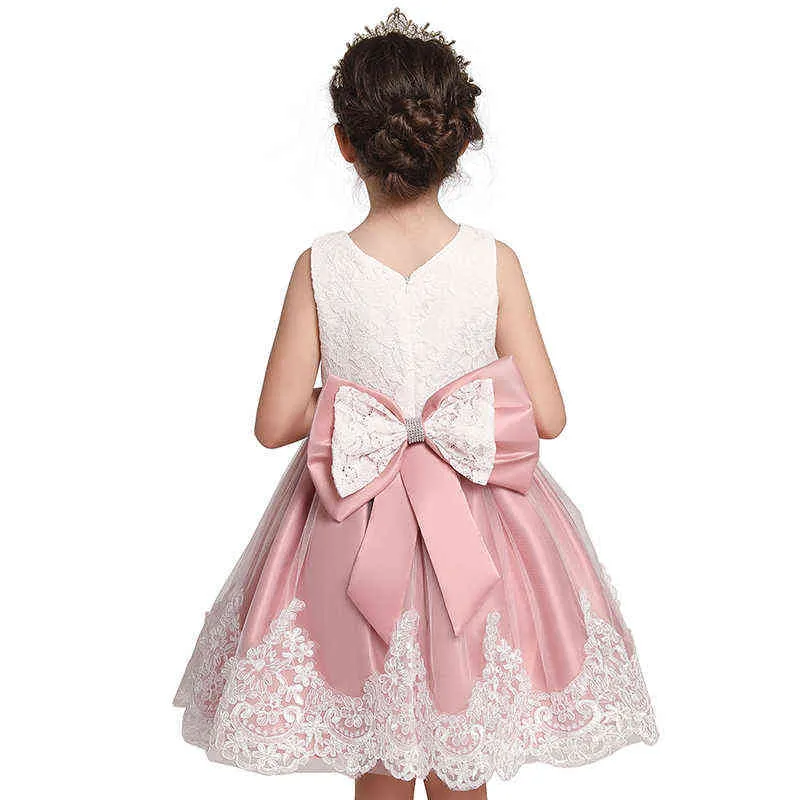 Summer Baby Girls Princess Sukienki Dla Baby Christening Odzież Niemowlę Urodziny Dress Newborn Baby Vestidos Custome Set G1129