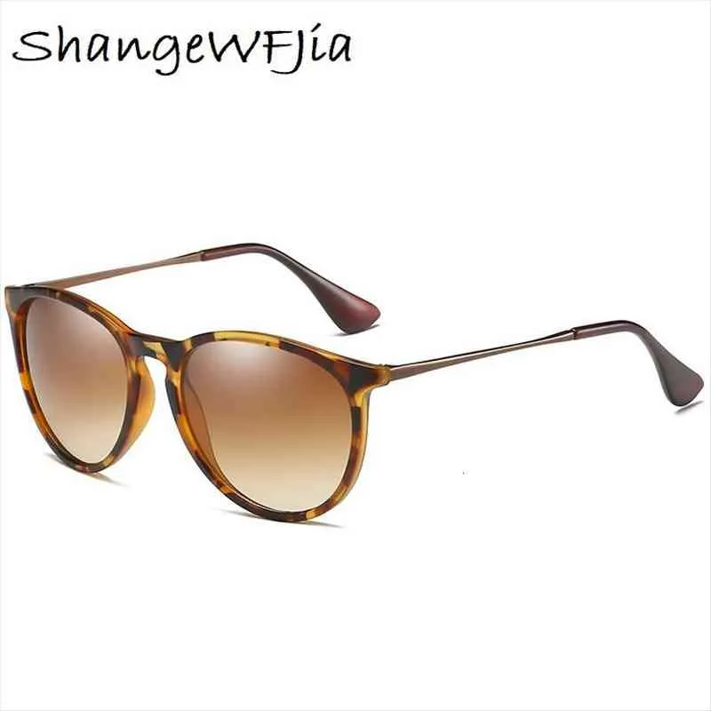 Clássico polarizado óculos de sol masculino marca designer clássico feminino retro tartaruga marrom uv400266i