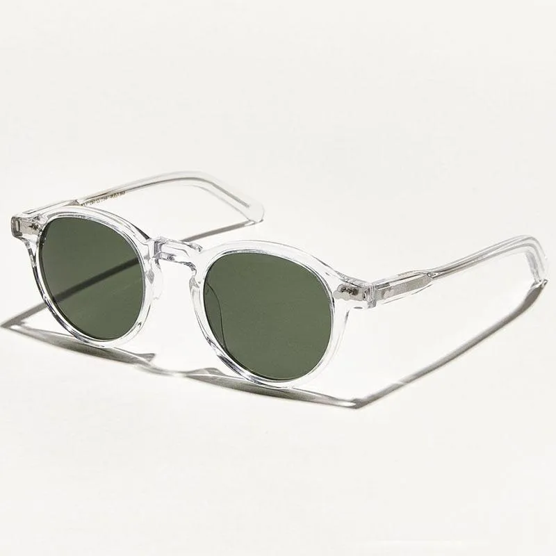 Sunglasses Round Man Lemtosh Sun Glasses Polarized Lens Woman Vintage Acetate Frame Top QualitySunglasses230Z