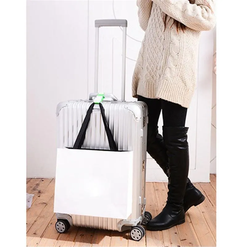 Bag delar tillbehör bagage resväska väskor hänger spänne bärbara resor hängande bälte anti-förlora klippt add-a-väska rem för 233r