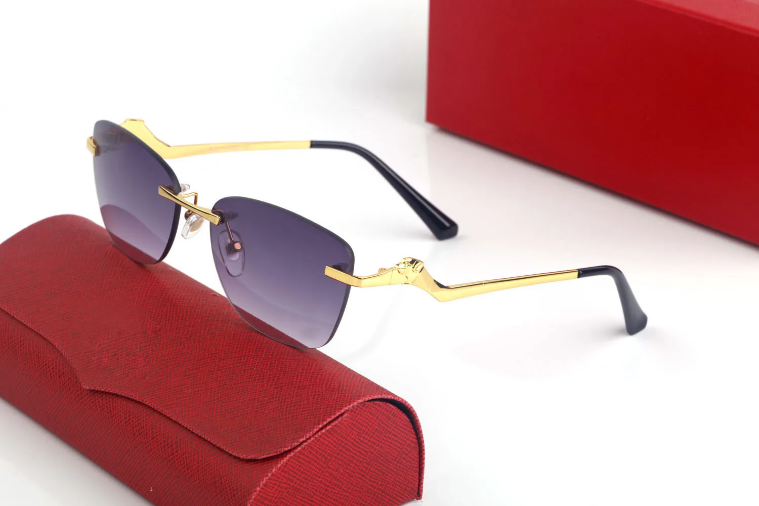 Vintage Bezprzewodowe okulary przeciwsłoneczne marka projekt okularów słonecznych dla mężczyzn metalowy malutki drut stop nieregularny rama przezroczysty obiektyw żeńskie męskie okulary L255p