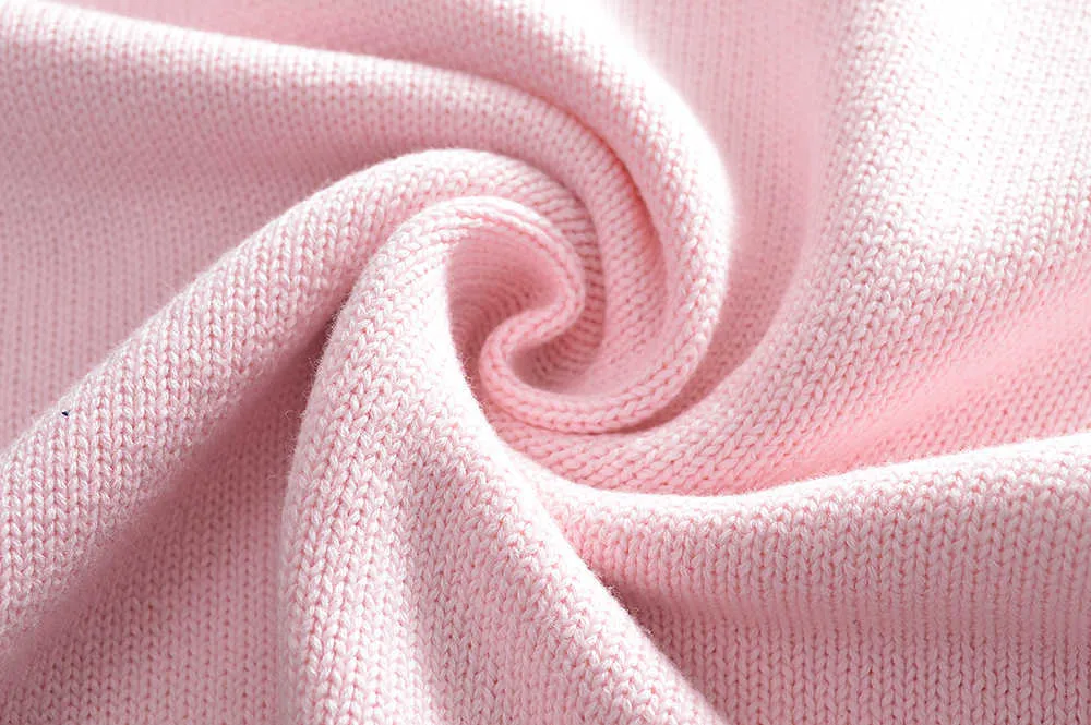 Jk sweater vest v nacke söt rosa kanin japanska kawaii broderi mönster kanin studenter enhetlig skola tjej pullover 211009