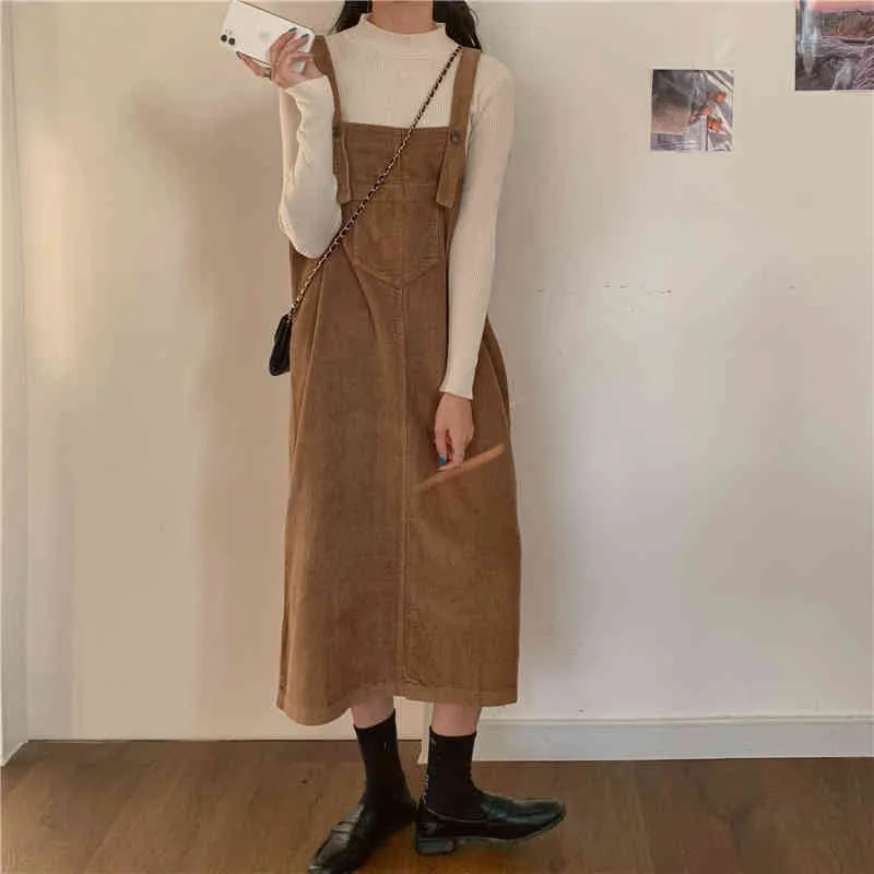 サイズ秋の女の子の自由党の女性ヴィンテージのドレスノースリーブサンドレス女性のドレスロングローブvestido 210417