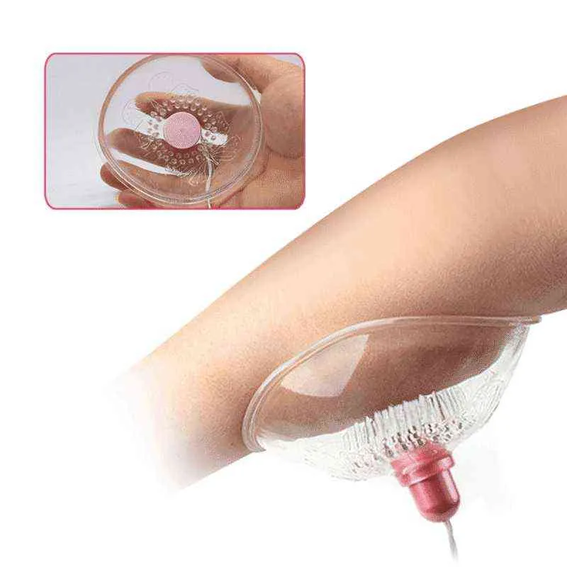 Nxy Sex Pump Toys 7 Function Rotations Vibrator Breast Massager Suction Nipple Stimulator Adult Toy for Woman 1221