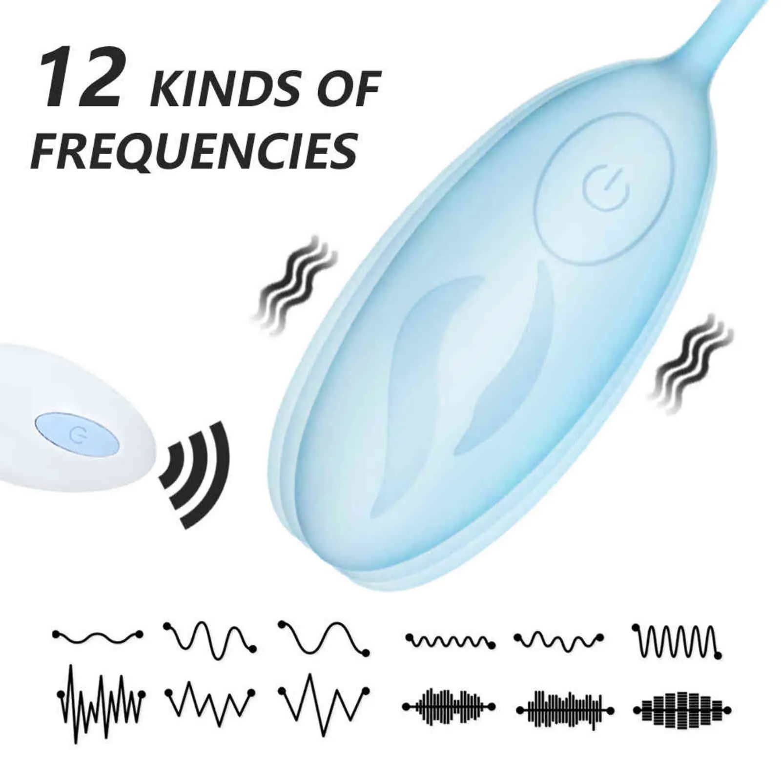 NXY Vibratoren 12 Frequenz Vagina Fernbedienung Vibrierende Eier Sexspielzeug Für Frauen G-punkt Klitoris Massagegerät für Paare 1119