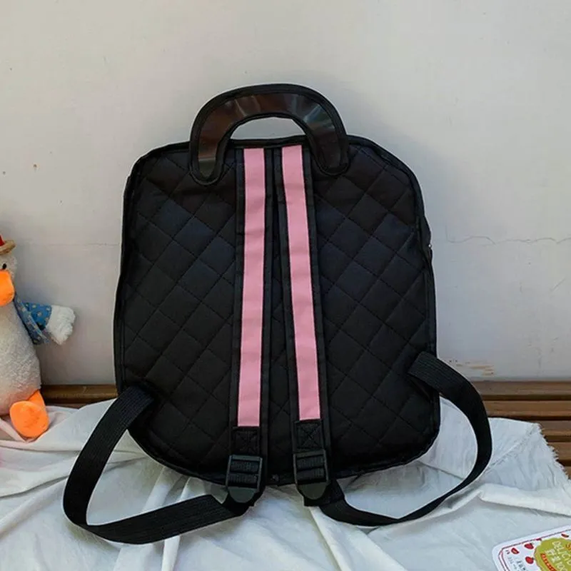 Moda unisex 2D pobieranie plecak słodka kreskówkowa torba szkolna komiks dla nastolatków dziewcząt chłopcy chłopcy dziennik Travel Rucksack Bag K726293T