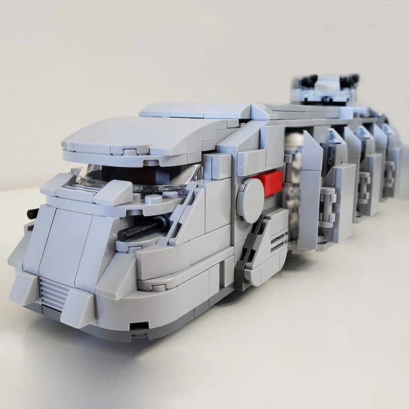 Star Series Wars Troop Transport Byggnadsblock Stjärnfilm Allmänt Robot Action Bricks Montering Leksaker för barn Gåvor Q0624