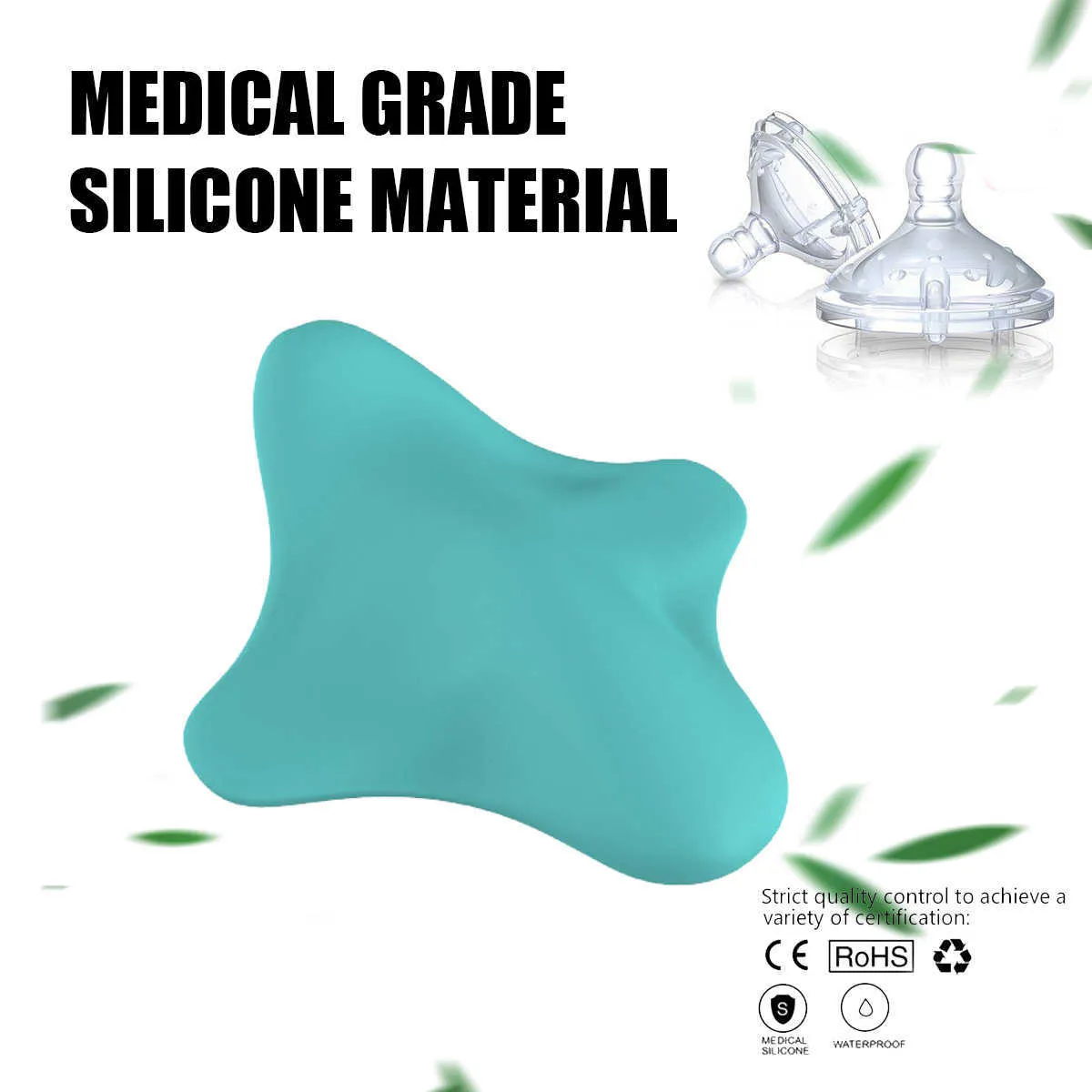 Mutandine vibratori impermeabili in silicone con telecomando wireless indossabile con strapon e vibratore coppia Q06025904224