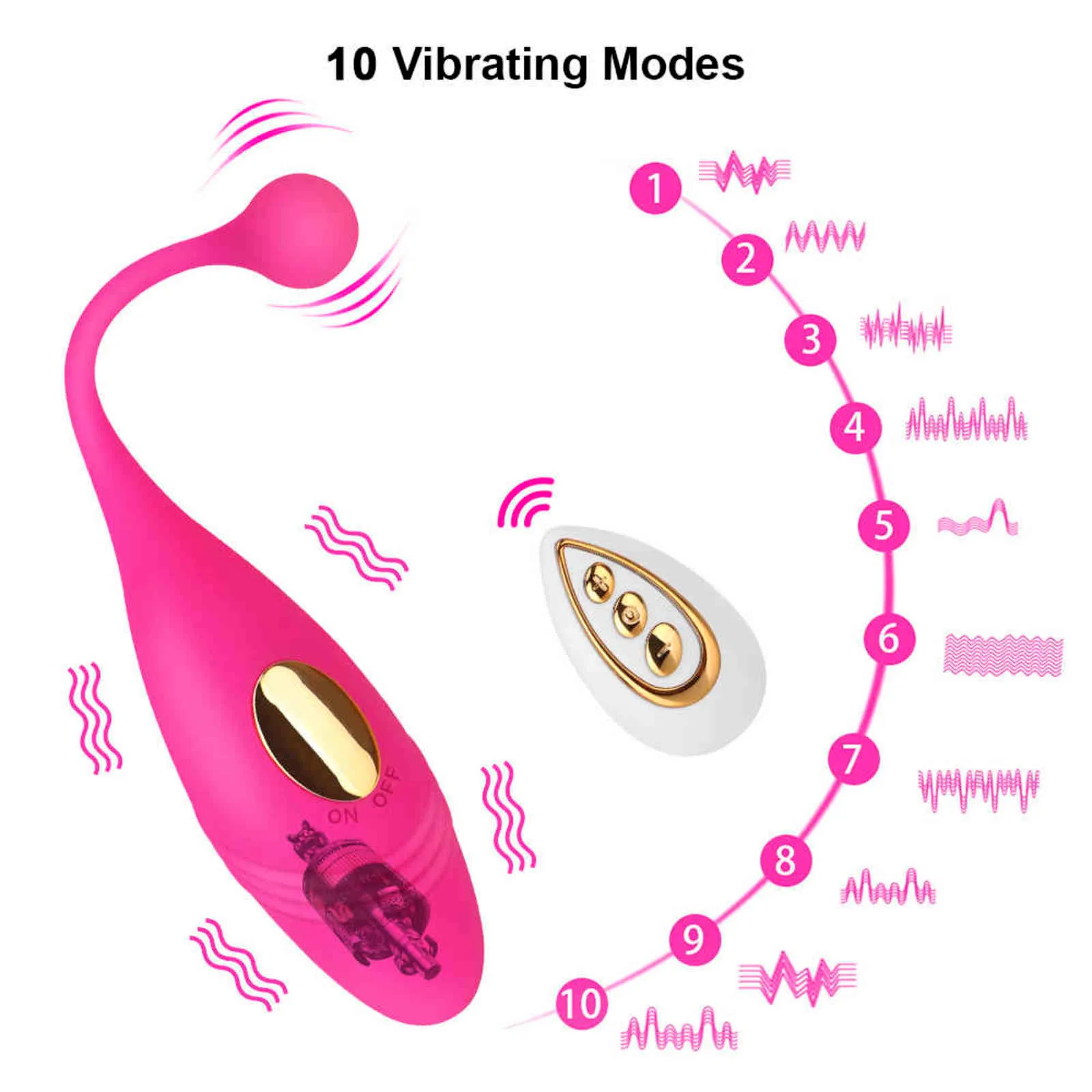 NXY Drahtlose Sex Spielzeug Vibratoren Für Frauen Anal Plug Klitoris Massage l Kugeln Weibliche Sextoys Erwachsene Produc_voghion.com