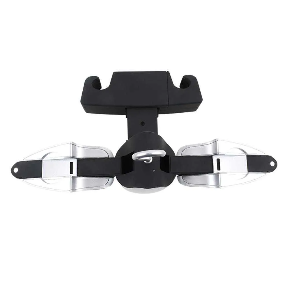 Auto Back Seat Hanger ABS Draagbare Opvouwbare Luxe Accessoires Zwart Multi-Function Seat Back Hook Clothes Jacket Opberghaak