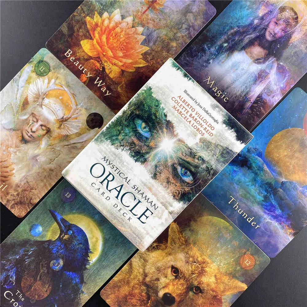 Cartes Oracle pour cristaux éternels, jeux de société interactifs, jeu de Tarot, Version anglaise, guide de cartes, amour S67J