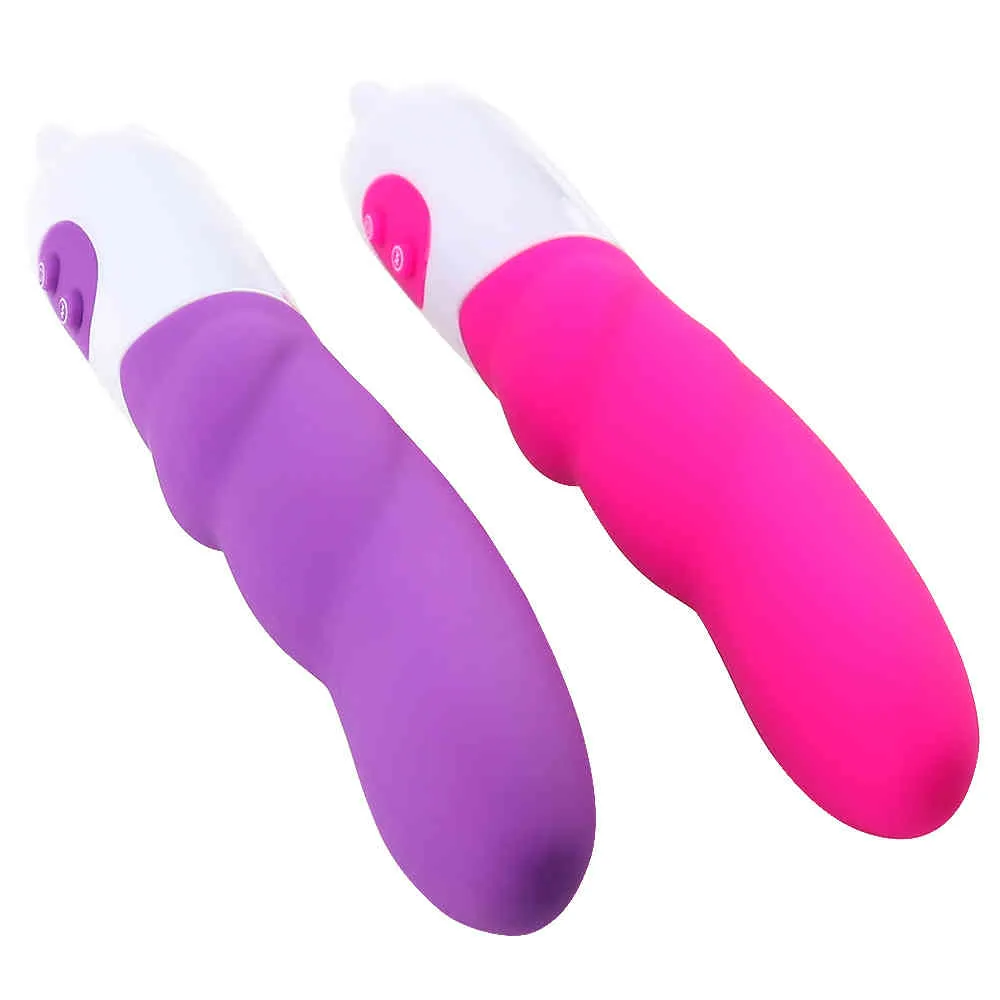 Massage 10 Speed ​​Silicone Vibrator Multisped Vibring Toy Dildo Vibrator Vuxen Sexig leksaker för kvinna Vattentät klitor Vibrator Sexig produkt