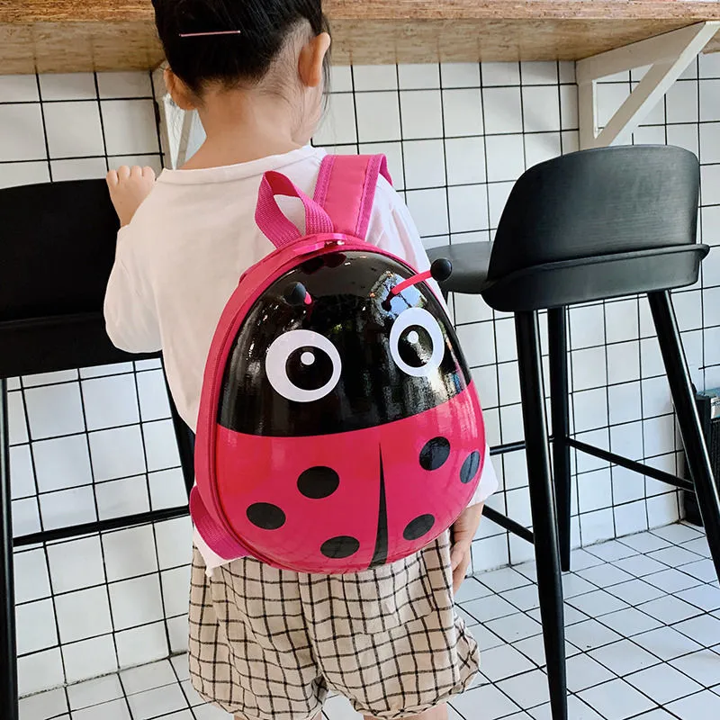 Rucksäcke Kids Kids Ladybug farbenfrohe Mode Kinder Kindergartenschule Kawaii süße Frauen Rückenpack Jungen Mädchen Cartoon Ulzzang3215347