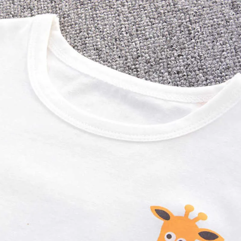 Garçons Vêtements d'été Ensembles Filles Coton Dessin animé manches courtes + shorts mignon bébé enfants vêtements pour enfants 210611