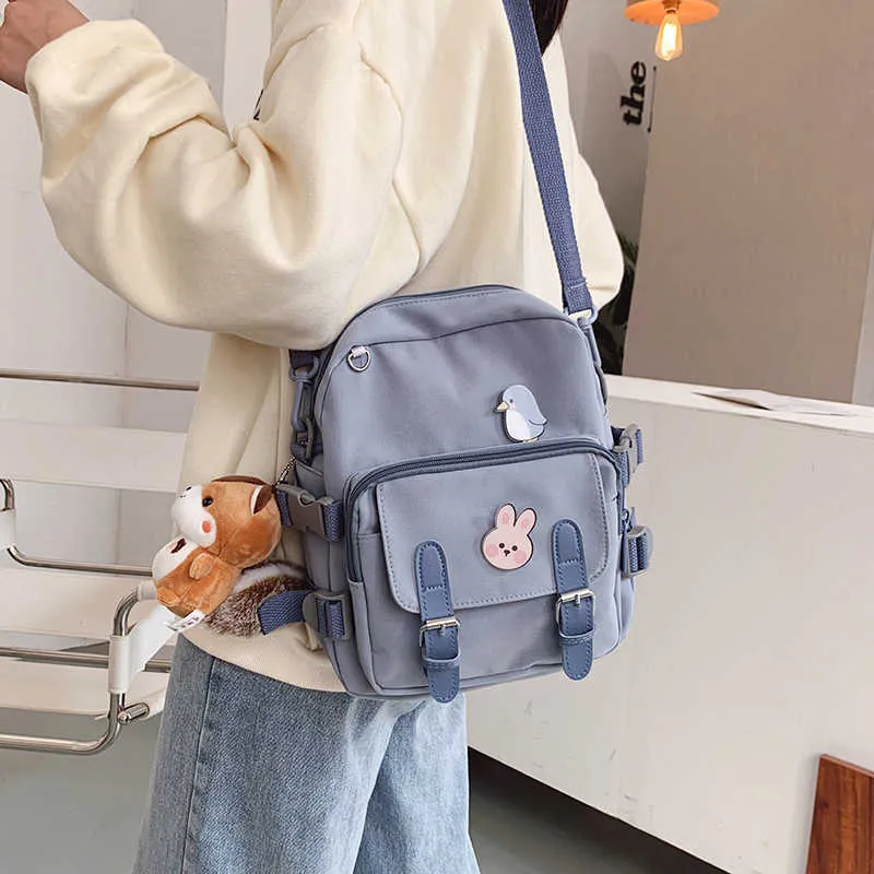 Мода мини-рюкзак женщины Kawaii сумка для девочек для девочек-подростков Многофункциональный маленький Bagpack дамы Travle School рюкзаки H0901
