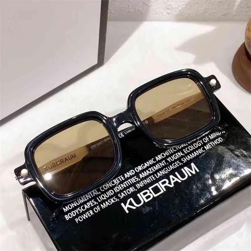70 Off Online Store Kuboraum sunglasses German strong linear style pioneer neutral combination myopia frame5994554