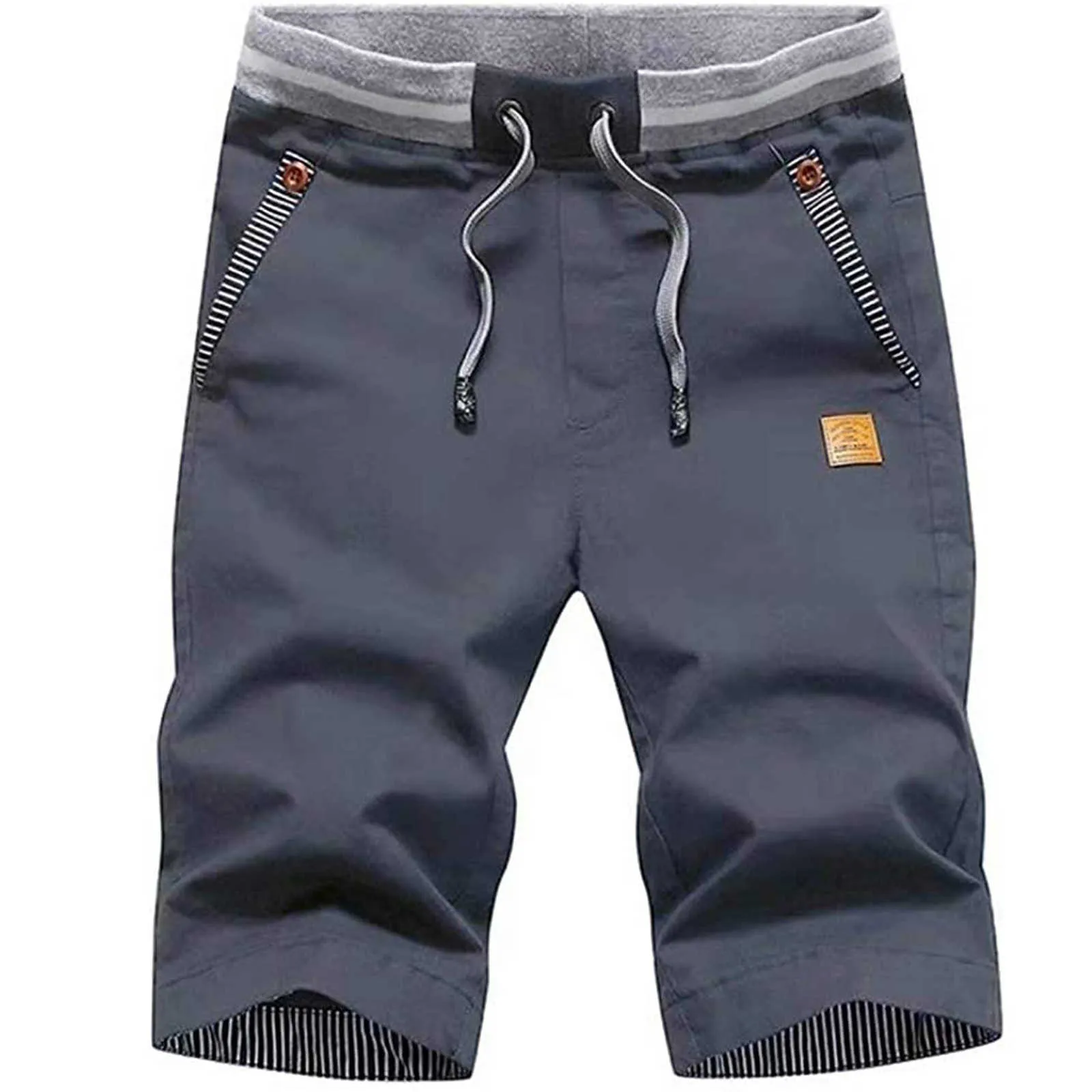 Homens de verão calções shorts casuais Bermudas negros homens boardshorts homme clássico marca roupas praia macho # F3 210716