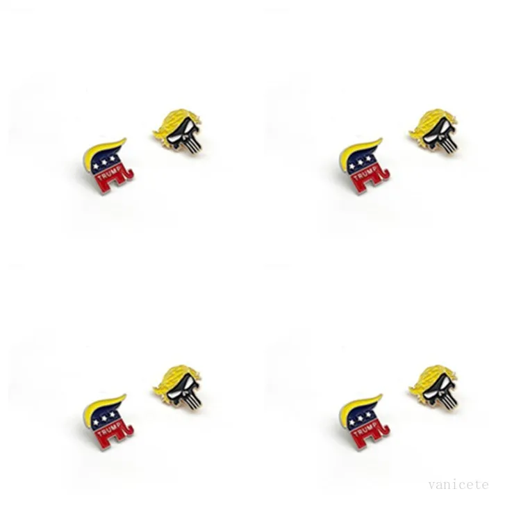 2024 Trump Broches Party Supplies Punk Symbole Badge Amérique Président Election Pins Manteau Vestes Sac À Dos T2I52341
