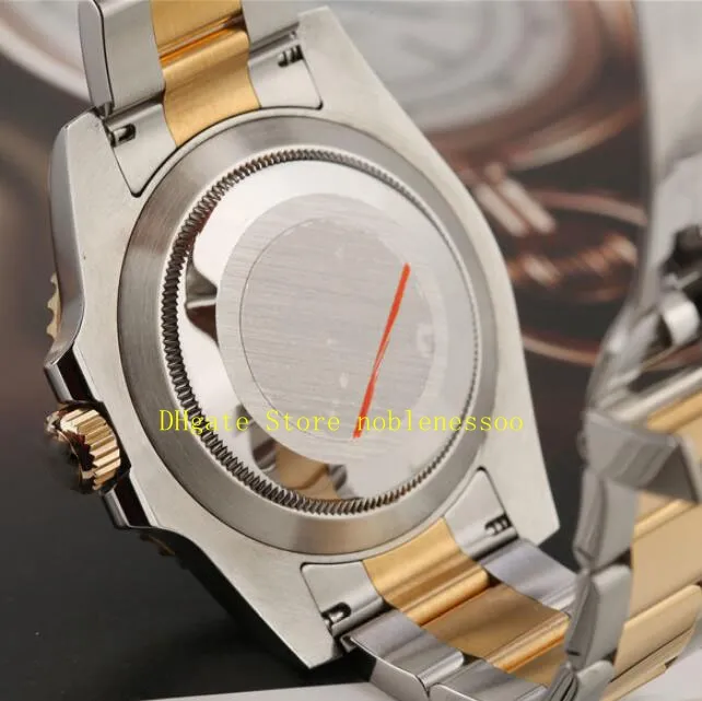 3 Färg med Box Mens Automatic Watch Men armbandsur 40mm Diamond Dial Two Tone 18K Gold Steel Ceramic Bezel Mechanical Sport WA215i