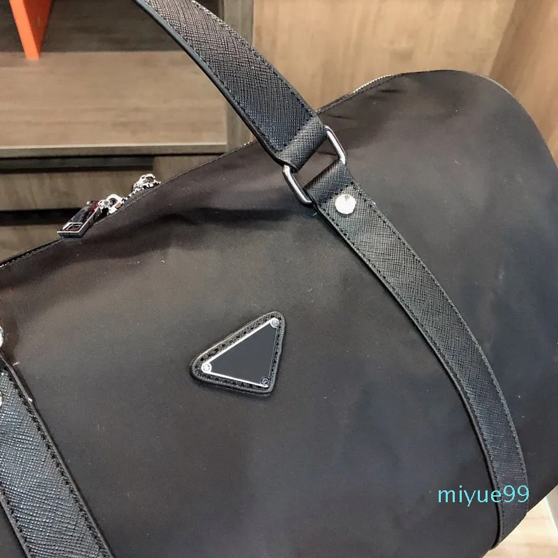 Mode-Reisetasche für Herren, dreifach schwarz, Nylon, Reisetaschen, Herren-Gepäckgriff, Gentleman, Business-Arbeitstasche mit Schultergurt175b
