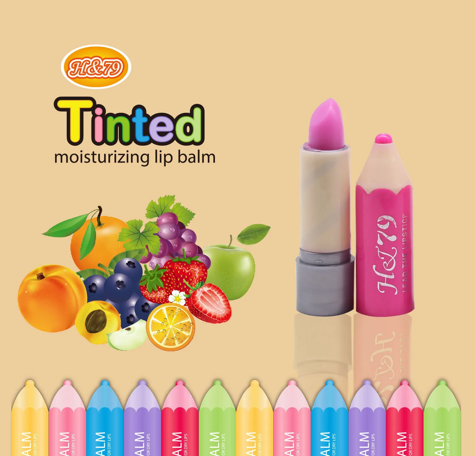 Натуральный фруктовый увлажняющий бальзам для губ Dream Crayons Очаровательная гигиеническая помада Бесцветная и волшебная питательная косметика для сухих губ