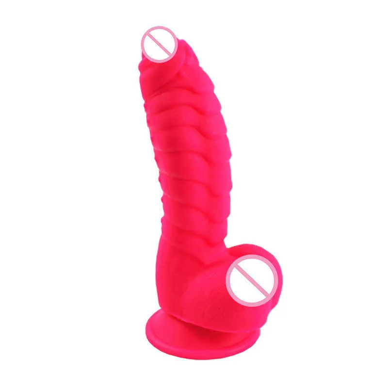 Realistic Dildo Soft Liquid Silicone Huge Dinosaur Scales Penis With Suction Cup Sex Toys For Woman Strapon Female Masturbation 210629