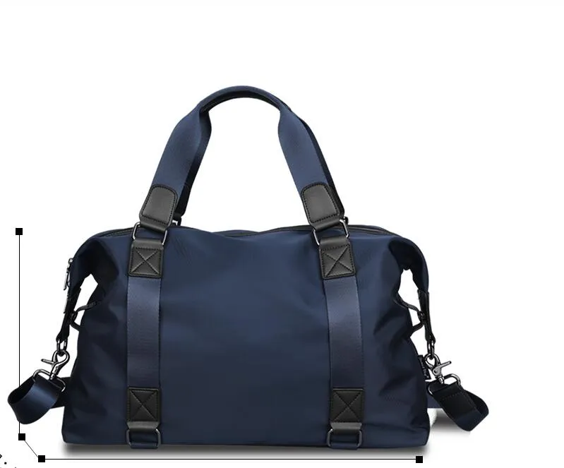 Роскошные дизайнерские сумки 55 см, модные мужские и женские дорожные спортивные сумки, кожаные сумки для багажа, большой контрастный цвет, спортивная 66588226D