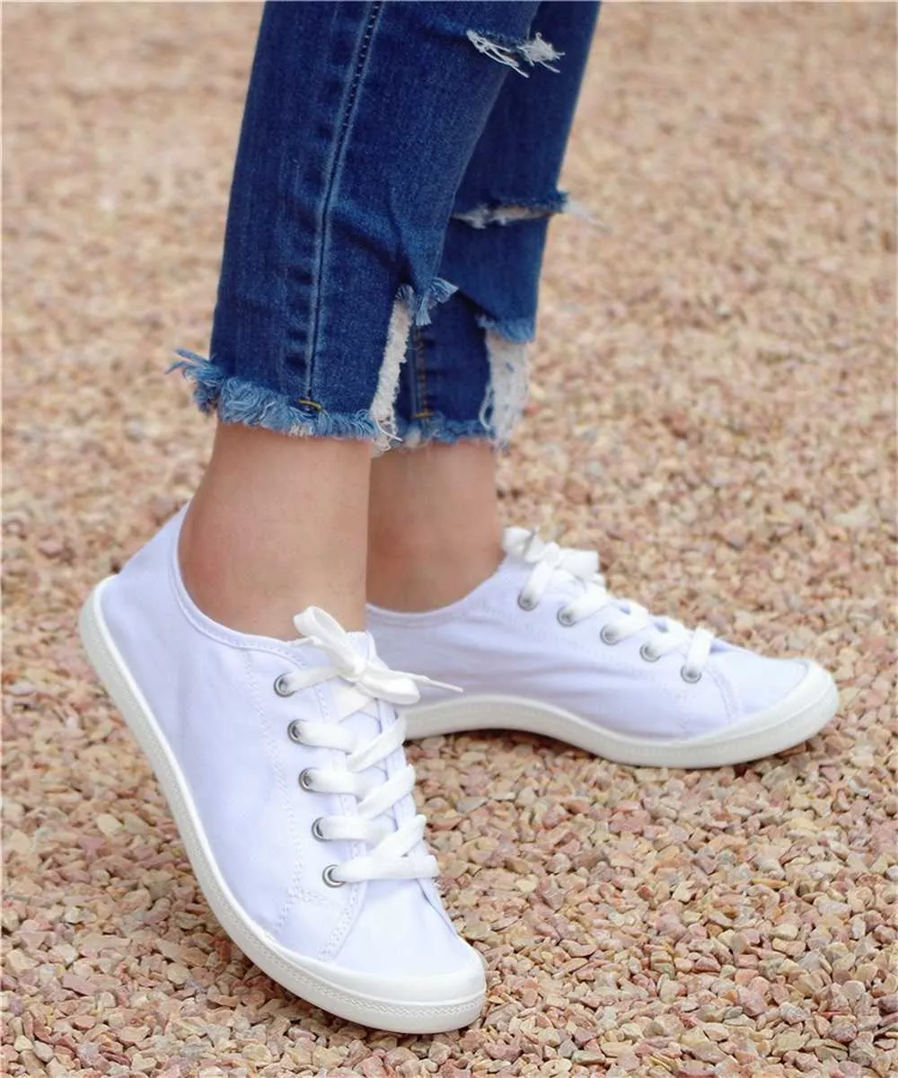 Chaussures à enfiler pour femmes mocassins plats pour femmes 2021 été chaussures en toile plate couleur unie femme chaussures vulcanisées baskets Y0907