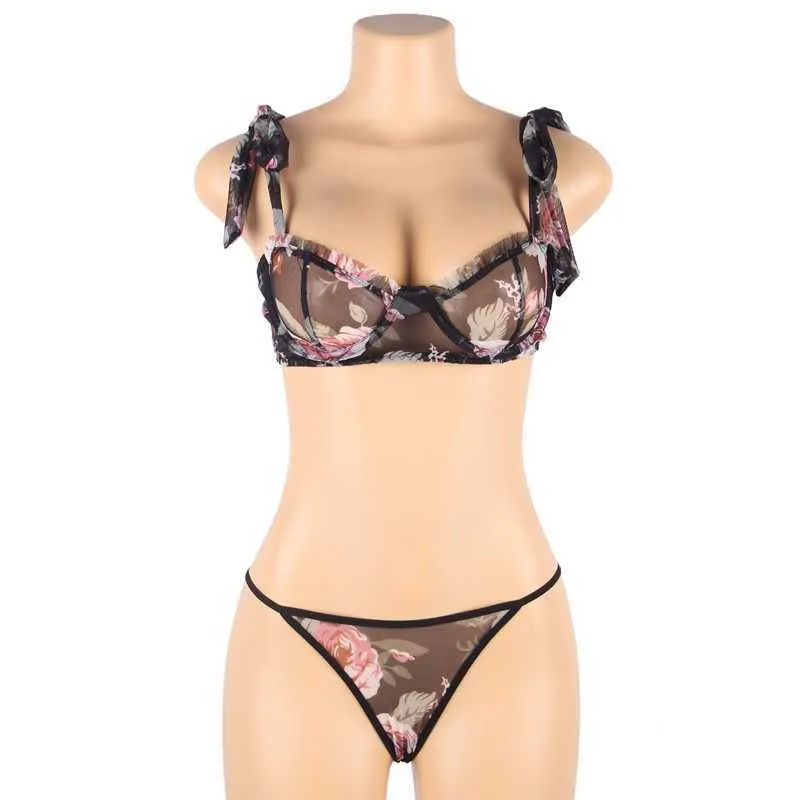 Sexy set comeonlover underwire bra pourdy set شفاف مثير للملابس الداخلية 5xl من الدانتيل للملابس الداخلية النسائية مجموعة mesh ropa mujer ri81000 l2403