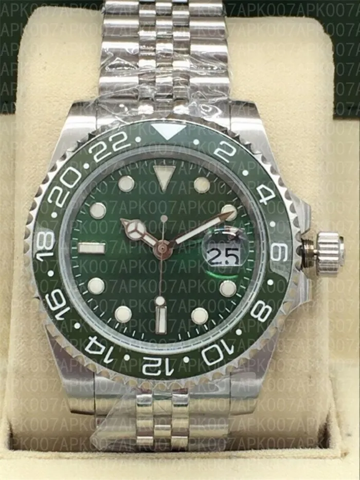 Mode automatisch uurwerk mechanische herenhorloges met saffierbril Sportpolshorloge Rx horloges enkele aanpassing216G